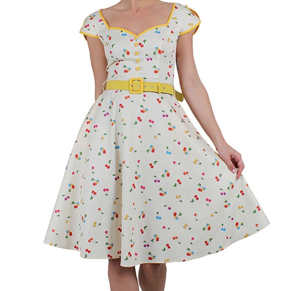 Voodoo Vixen Unique Vintage Yellow Cherry Swing